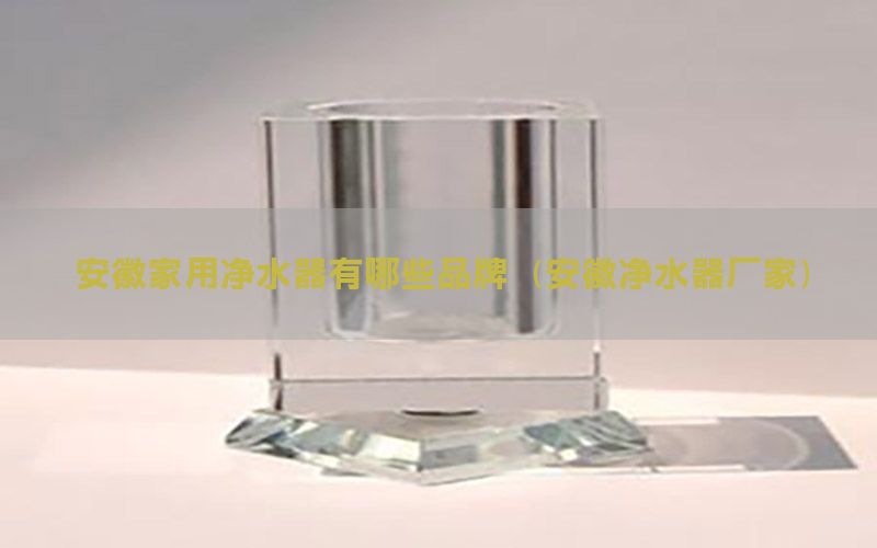 安徽家用净水器有哪些品牌（安徽净水器厂家）